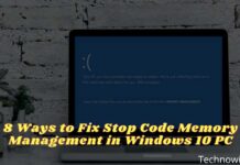 8 Ways to Fix Stop Code Memory Management in Windows 10 PC