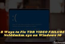 8 Ways to Fix TDR VIDEO FAILURE Nvlddmkm.sys on Windows 10