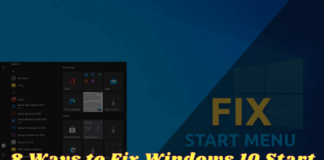 8 Ways to Fix Windows 10 Start Menu Not Working PC