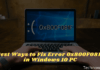 Best Ways to Fix Error 0x800F081F in Windows 10 PC