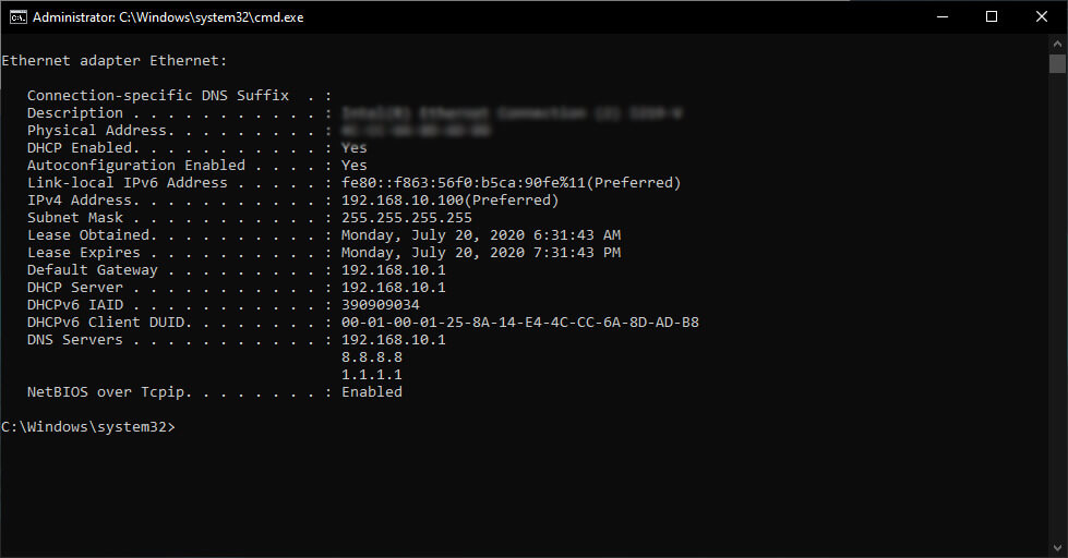 Enter MAC Address Manually