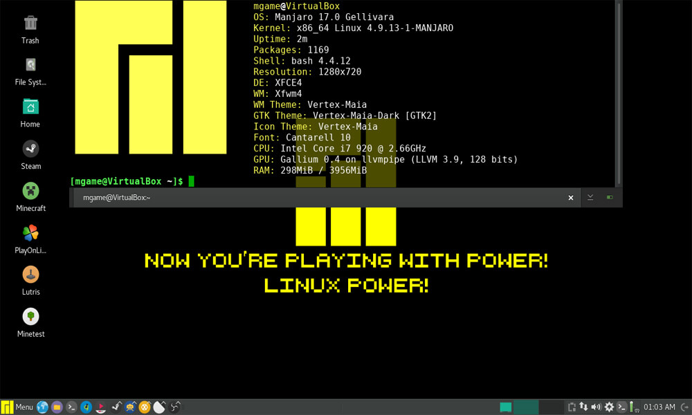 Manjaro Gaming Edition (mGAMe)