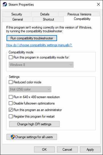 Run Steam As Administrator