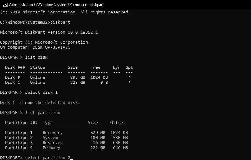Set Active Partition