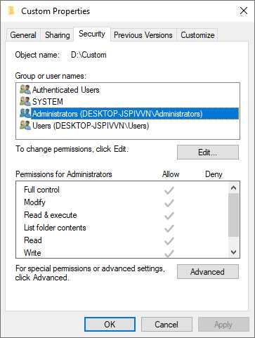Take Full Control Over Files Or Folders