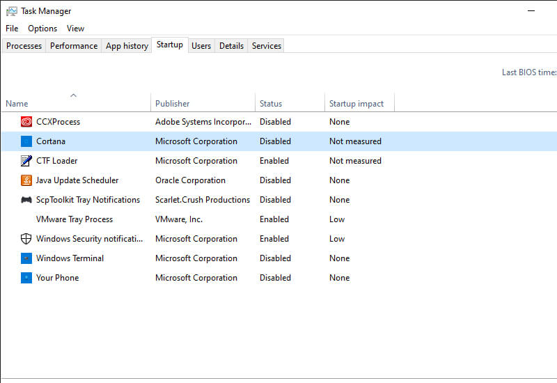 Turn off Cortana