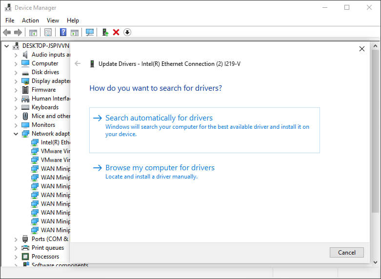Update Network Driver