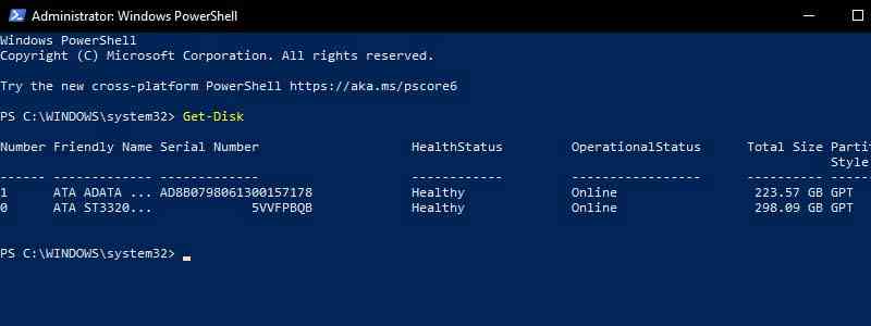 Using Powershell