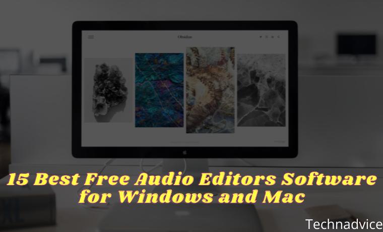 15 Best Free Audio Editors Software for Windows and Mac