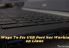 5 Ways To Fix USB Port Not Working on Linux