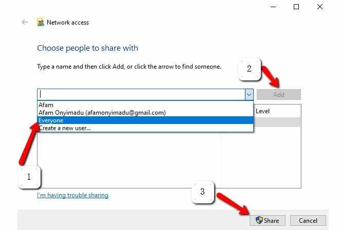 How to Share Files or Data Using a LAN Cable