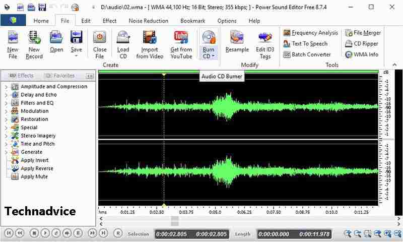 Power Sound Editor Free