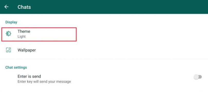 Steps to Change WhatsApp Dark Theme