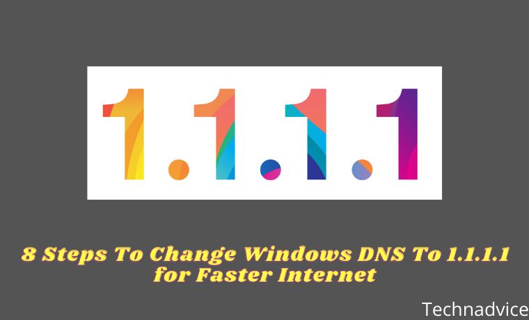 8 Steps To Change Windows DNS To 1.1.1.1 for Faster Internet