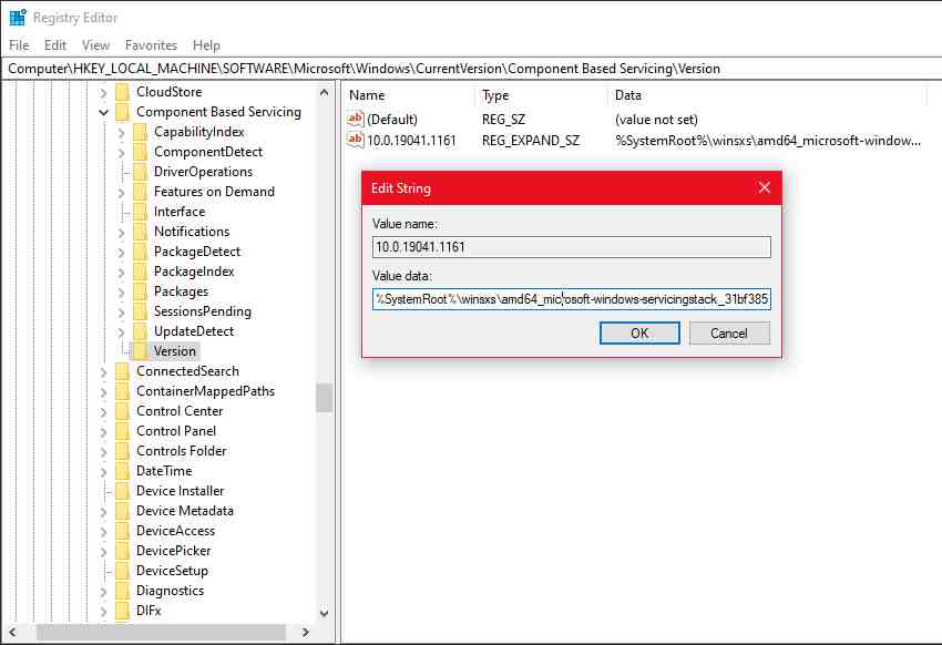 Create String Expandable Value In Registry Editor