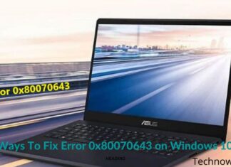 13 Ways To Fix Error 0x80070643 on Windows 10 PC
