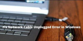 5 Ways To Fix Network Cable Unplugged Error in Windows