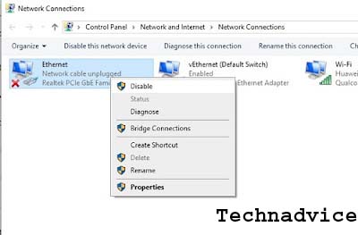 Disable and Enable LAN Port