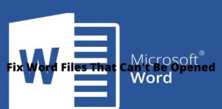 5 Ways To Fix Word Files That Can't Be Opened