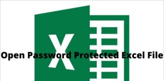 5 Ways To Open Password Protected Excel File
