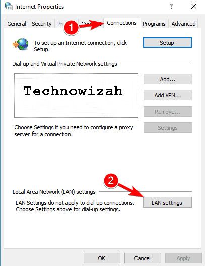 Check Proxy Settings