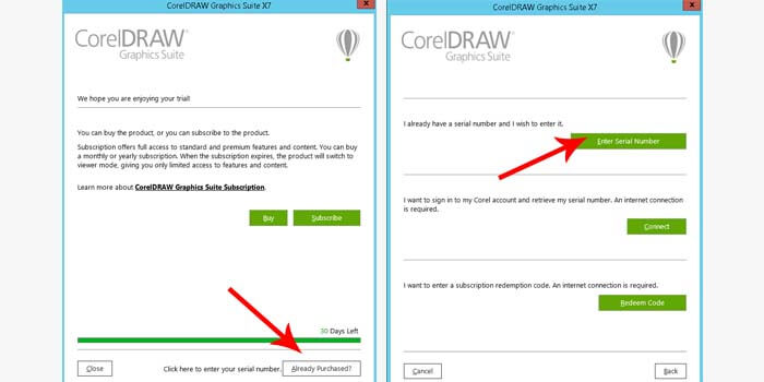 CorelDraw X7 activation