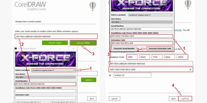 CorelDraw X7 activation
