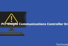 How To Fix PCI Simple Communications Controller Error