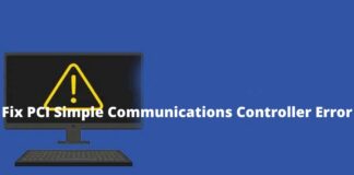 How To Fix PCI Simple Communications Controller Error