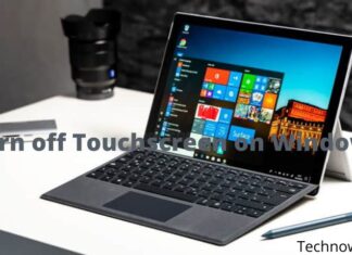 How To Turn off Touchscreen on Windows 10 PC