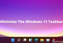 How to Minimize The Windows 11 Taskbar