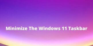 How to Minimize The Windows 11 Taskbar