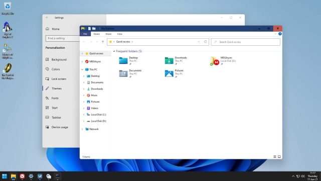 How to select all on a Windows 11 laptop from the File Explorer menu