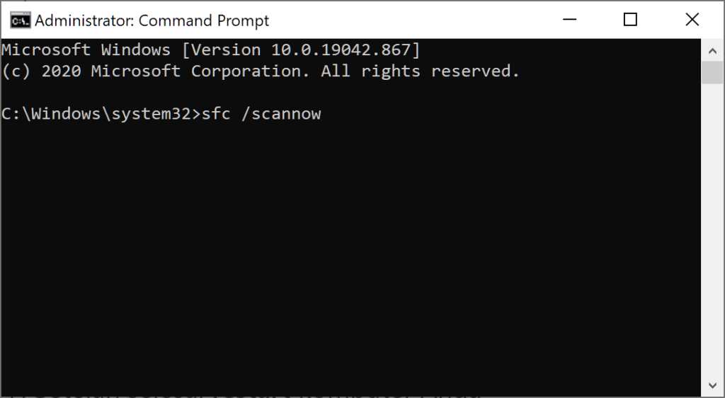Perform a System Scan with CMD