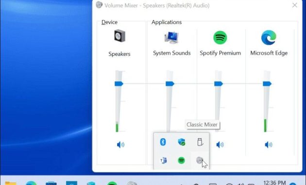 How to Restore Classic Volume Mixer in Windows 11