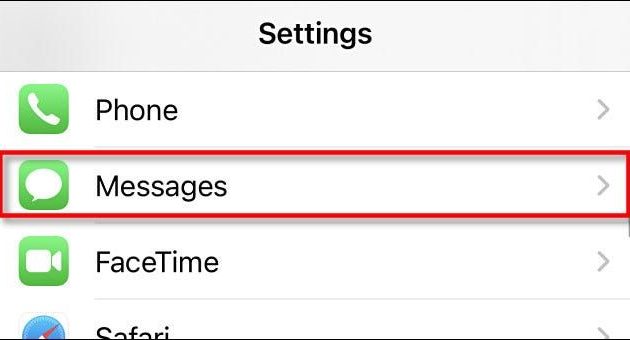 How to filter unknown senders in SMS