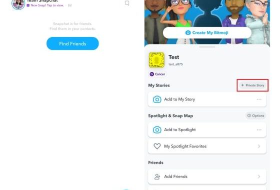 How to set a private story on Snapchat