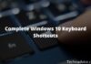 150+ Complete Windows 10 Keyboard Shortcuts