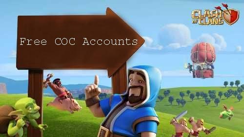 Newest Free COC Accounts