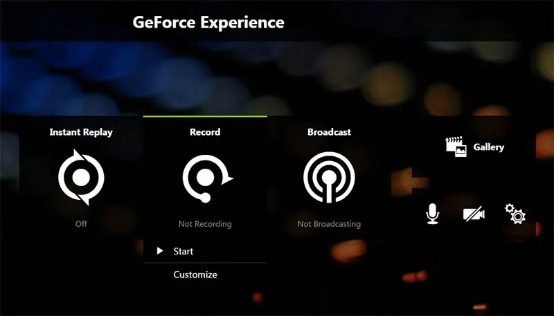 Nvidia GeForce Experience (ShadowPlay)