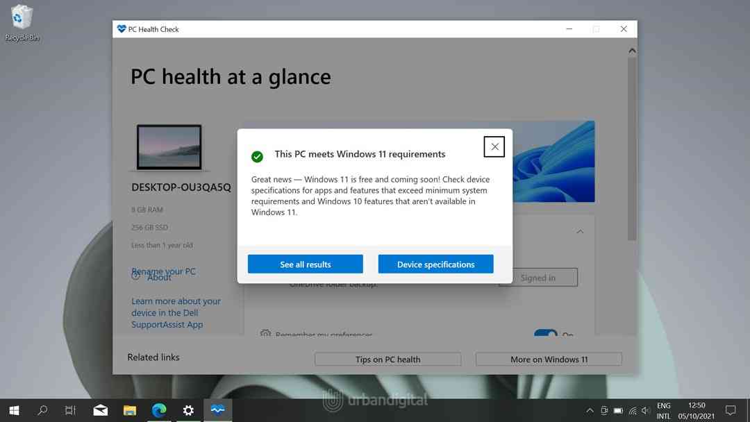 PC Health Check application