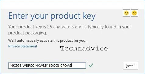 Procedure to activate MS Office with Microsoft Office 2016 product key