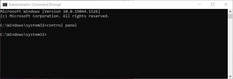 Use Command Prompt