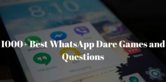 1000+ Best WhatsApp Dare Games and Questions