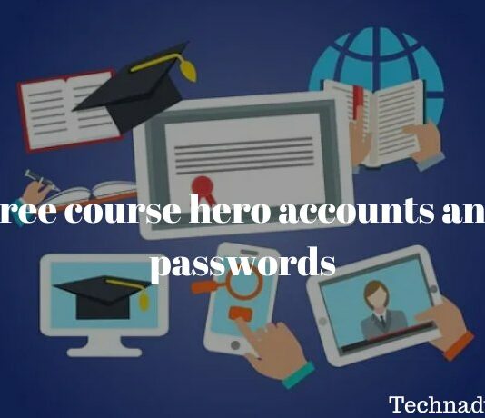 Free course hero accounts and passwords